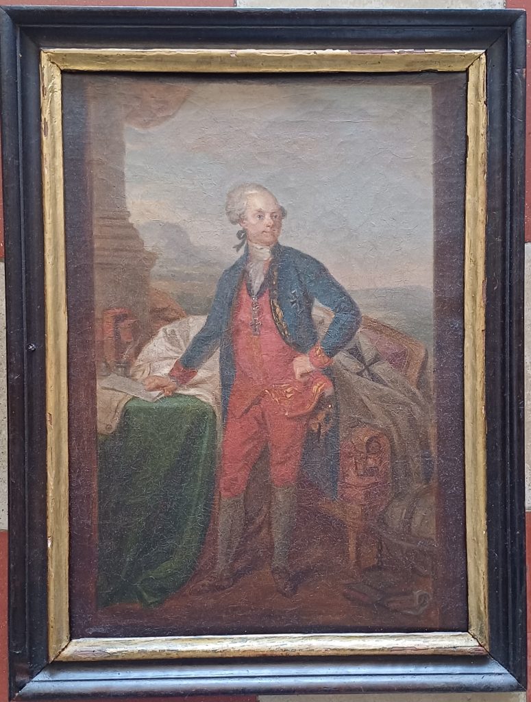 FRANZ LINDER (attr.) Karl von Zinzendorf in abito dell’Ordine teutonico 1792 ca.